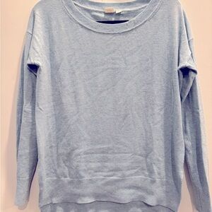 GAP Light Blue Women’s XS Crewneck Sweater Lightweight Knit